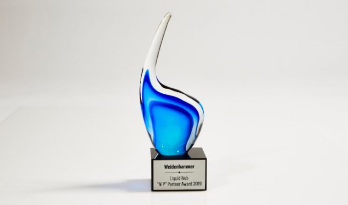 Weidenhammer Earns VIP Partner Award from Liquid Web
