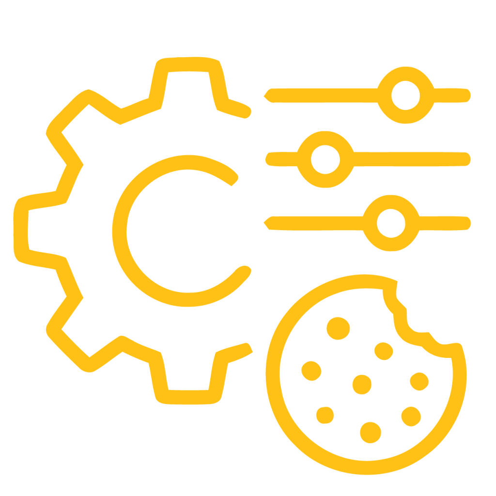 categorization cookies by purpose icon