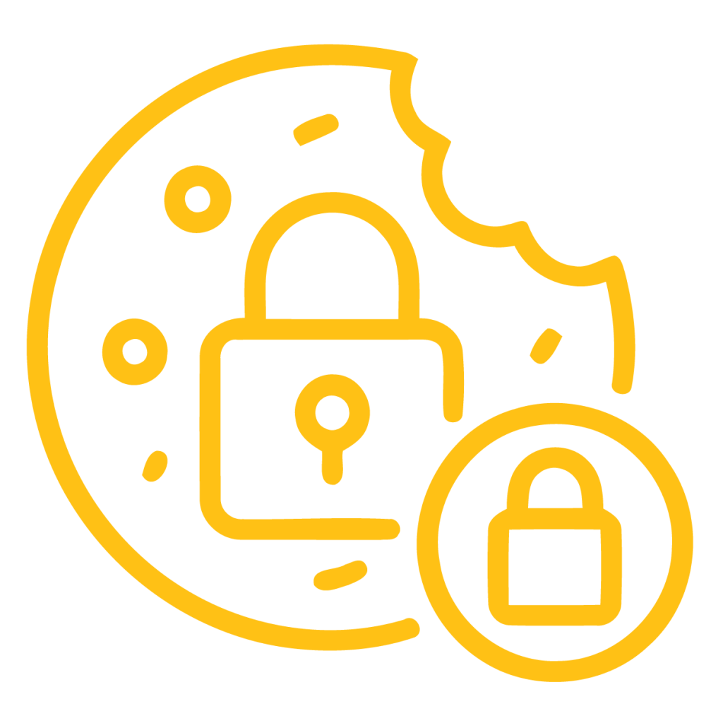 Prevention of cookie tracker icon